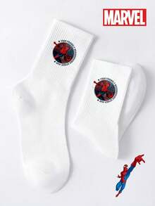 Marvel Sock Themed Socks, Spider-Man & Pattern Socks For Men And Women - Multicolor - View 2