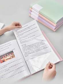 Bìa đựng tài liệu trong suốt khổ A4, 30 trang, dùng để sắp xếp tài liệu học tập, bài kiểm tra cho học sinh, kèm bìa ngẫu nhiên. - A4 - Xem 3