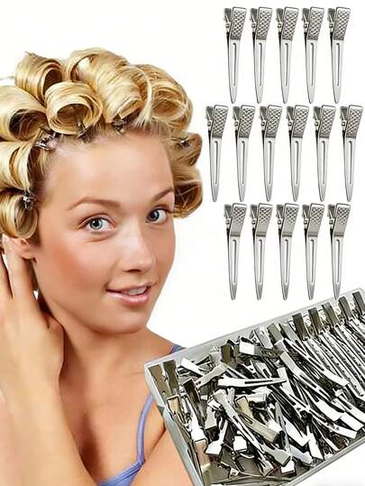 Bộ 30/70 kẹp tóc chia lọn, kẹp tóc cá sấu chuyên dụng cho salon, kẹp tóc liền mạch, kẹp cố định tóc chuyên nghiệp cho nghệ sĩ trang điểm, thích hợp sử dụng hàng ngày, trong các dịp lễ và làm quà tặng.