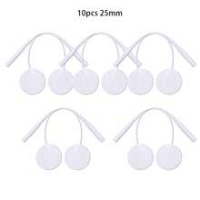 2.0毫米腰部按摩贴片，EMS自粘无纺布电极片，腰椎间盘脊椎治疗仪电极片，自粘贴纸 - 白色 - 查看 10