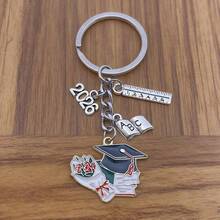 Medvang 1个2026届毕业帽锌合金吊坠钥匙扣，毕业季送给同学和老师的礼物 - A - 查看 2