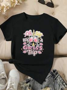 Women T-Shirts - Black - View 2