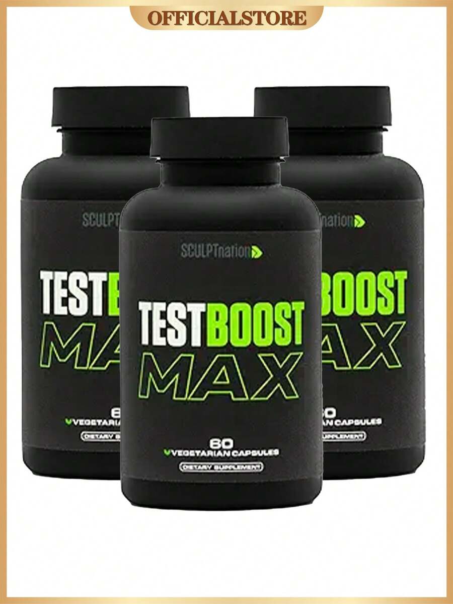 PREMIUM TESTOSTERONESUPPORT FOR MEN |60 VEGETARIANCAPSULES|OIETARY SUPPLEMENT|DOMINATE YOUR WORKOUTS*SUPPORT STAMINA & DRIVEV*BOOST VITALITY & ENERGY*SUPPORT PERFORMANCE* - 3bottle - View 1