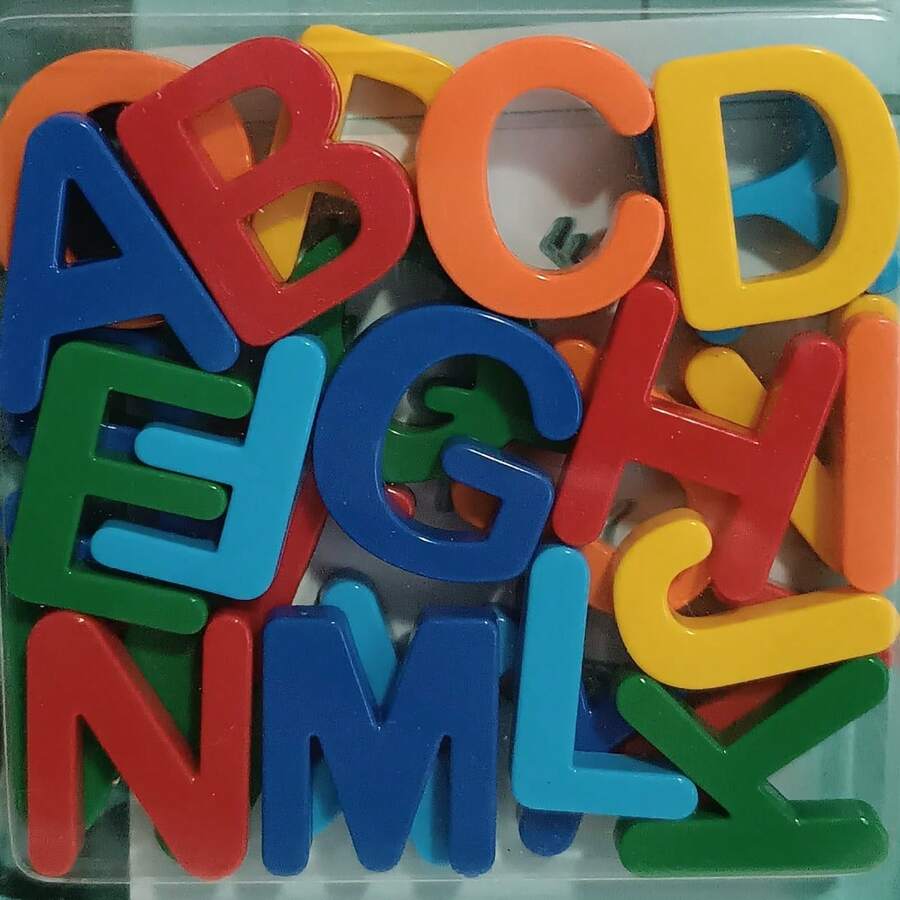 Magnetic Letters And Numbers - Multicolor1 - View 1
