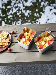 3 PiecesStainless Steel Stackable Food Storage Containers With Transparent Lids - Leak-Proof, Microwave , Freezer , Shatter-Resistant, Multi-Purpose Flip-Top Rectangular Kitchen Storage Boxes. Suitable For Refrigerator And Pantry. Perfect For Storing Meat, Fruit And Vegetables. Ideal For Camping, Snack Storage, Outdoor And Home Use. Stackable Kitchen Storage Containers - Multicolor - View 4