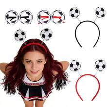 2 chiếc băng đô cổ vũ World Cup, phụ kiện cổ vũ, trang trí tiệc ăn mừng bóng đá, phụ kiện du lịch, băng đô cài tóc, vương miện cài tóc. - Nhiều màu - Xem 7