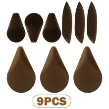 3款不规则形状棕色化妆海绵粉扑，不含乳胶，干湿两用，适用于粉底液和散粉，可选3/6/9/12个装 - 彩色 - 查看 11