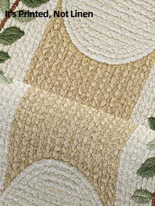 1pc 3D Pattern Doormat, Fresh Green Plant Design Wool Rug, Suitable For Bathroom, Kitchen, Outdoor, Indoor, Hallway, Bedroom, Living Room, Bedside, Machine Washable, Easy To Clean, Non-Slip Bottom, Suitable For Bedroom Winter Decor, Valentine's Day Holiday Decor, Bathroom Accessory Essential, Room Decor Set, Outdoor Decorative Carpet Mat - Multicolor - View 9