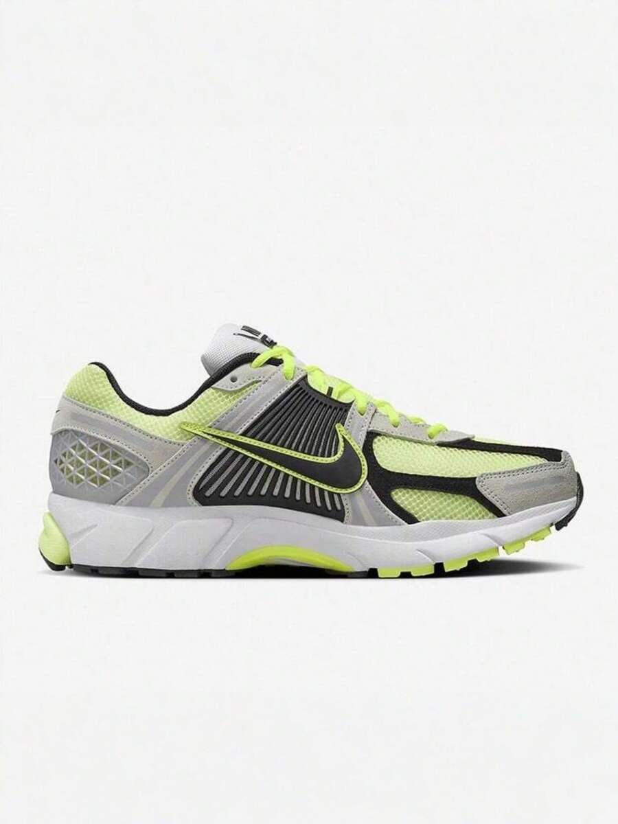 Nike Giày chạy bộ cổ điển thoáng khí Zoom Vomero 5 dành cho nam - Xám Xanh Lá Cây - Xem 1