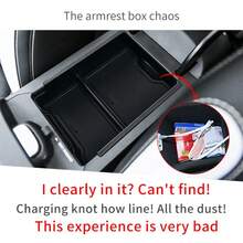For Smart#1 Smart#3 Car Center Console Armrest Storage Box Tray Organizer Interior Accessories Central Tidying - B - View 9
