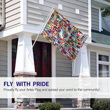 Fly Breeze 3x Feet Global World Flag - D Color And Fade Of - Canva Er And Double Titched - 216 Intenal Country Flag Polyeter With Bra Grme 3 X  FT - 世界 - 查看 2