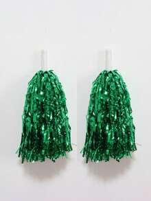 1/2/6pcs Cheerleading Pom Poms, Cheerleading Flower Decor For Dance & Sports - Multicolor - View 13