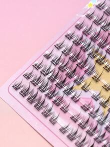 Ayrmilla AYRMILLA C-Type Roll 120 Bundle Cluster Natural 3D Sunflower, Single Eyelash Extension False Eyelash Cluster Makeup Tool Wholesale Eyelashes Slim And Light Fake Eyelashes - Black - View 5