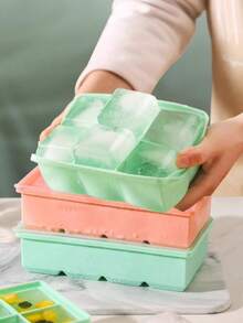 Large Silicone Tray, High Capacity Household Ice Maker Mold - A - View 1