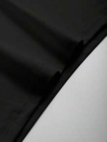 Camiseta casual para hombre de manga corta y unicolor, simple RMYX - Negro - Ver 9