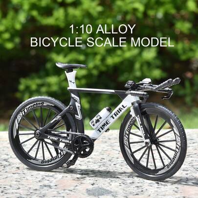 1:10 Alloy Mountain Bike Model, Road Bike Model, Creative Cycling Accessory, Static Display, Cycling Enthusiast Collectible Gift