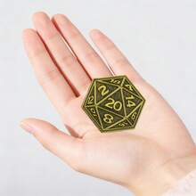 1 chiếc xúc xắc D20 hình rồng trong game nhập vai RPG, hình đồng xu tráng men dễ thương phong cách anime, dùng để cài áo, balo hoặc làm quà tặng trang sức thời trang. - Nhiều màu - Xem 10
