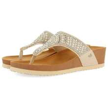 Women Casual Athletic Shoes - Beige - View 2