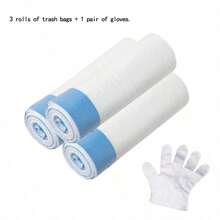 Túi đựng rác có dây rút in họa tiết, dung tích lớn và bền chắc, có mùi thơm, dùng cho nhà bếp. - Túi đựng rác có dây rút - Xem 12