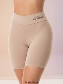 Panties Short Petticoat High Waist Double Shaper In Polyamide Second Skin Comfortable Women's Lingerie Shapes And Adjusts To The Body - Beige - View 3