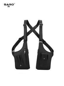 saroxi Outdoor Tactical Chest Bag, Multi-Functional Vintage Backpack, Underarm Bag, Shoulder Bag, Outdoor Sports Bag, Tactical Vest Bag, Gift For Men,Y2k - Multicolor - View 7