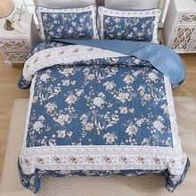 3 Piece Quilt Set Queen/King Size, Antique Rose Light Pink Bedspread Coverlet Set, Lightweight Soft And Comfortable Bedding Set. Bedroom Decor For All Seasons, Home Decor Room Decor Bedroom Decor Bed Comforter Set Mothers Day Gift Wedding Decorations. - 粉色 - 查看 7