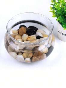 100/300/800g 彩色裝飾鵝卵石、拋光礫石、天然拋光混色石、0.39-1.2英吋小裝飾河石、園藝景觀石、礫石填充料，適用於居家陽台、庭院鋪路石、魚缸植物 - A - 查看 10