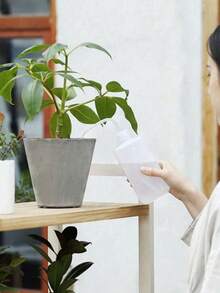 1pc Multifunctional Plastic Squeeze Bottle With Curved Spout And Narrow Nozzle, Transparent Squeezable Watering Can, Suitable For Indoor Succulent Plants, Precise Liquid Dispensing, Suitable For Indoor Plants Cactus Pots Small Gardening Tools, Portable Water Dispenser, Eyelash Extension Fluid Bottle - LUGU - View 4