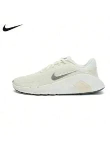 Nike Women's FLEX TRAIN Athletic Fitness Training Sneakers - White/Pink - View 1