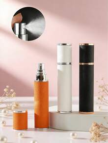 1pc Mini Refillable Travel Perfume Spray Bottle Set, Portable Small Liquid Decanting Atomizer, Convenient For Carrying Perfume On The Go, Travel Essential, School Supplies, Holiday Camping Necessity, Vacation Accessory, For Women And Men, Beach, Cosmetic Storage Cabinet, Spray Oil - Multicolor - View 5