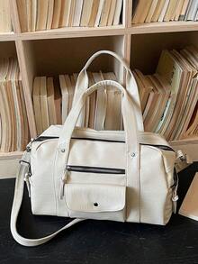 Large Capacity Tote Bag For Women, New Spring Travel Shoulder Bag, Elegant Versatile Crossbody Bag - Multicolor - View 9