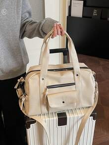 Large Capacity Tote Bag For Women, New Spring Travel Shoulder Bag, Elegant Versatile Crossbody Bag - Multicolor - View 7