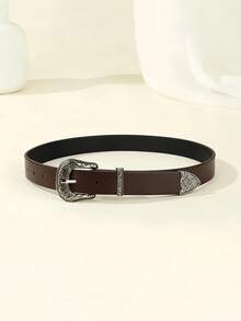 这款复古西部风格女士腰带是一款经典的百搭配饰，可搭配裤装或裙装，适合日常佩戴，也可作为装饰配饰。腰带宽度为2.8厘米/1.1英寸。这款时尚简约的腰带是送给她的完美礼物。 - 彩色 - 查看 5