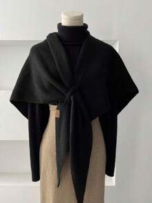 1条女士柔软保暖围巾 - 优雅复古风格，蝴蝶结设计，适合所有季节，休闲或正式场合，婚礼，女士围巾，女士披肩，适合户外活动、度假、旅行、服装配饰和送礼 - 彩色 - 查看 8