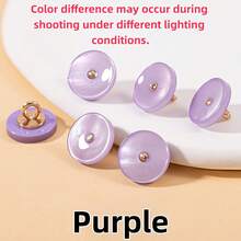 20pcs Metal Pearl Decorative Buttons, High-End Colors, Suitable For Clothing, Shirts, DIY Crafts, 12 Color Options, Size: 11mm/0.43 Inches - 20pcs - View 9