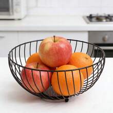 Khay đựng trái cây phong cách Bắc Âu hiện đại (1/2 chiếc) - Trang trí bàn ăn thanh lịch, giỏ đựng rau củ quả nhà bếp - Chất liệu bền, dễ vệ sinh - Giỏ trang trí cho phòng khách, văn phòng, quán cà phê, khay trang trí nhà cửa, bề mặt chất lượng cao, đồ dùng nhà bếp thời trang, thích hợp cho Giáng sinh, Ngày lễ tình nhân, Ramadan, tiệc cưới, trưng bày trái cây trên bàn ăn. - Nhiều màu - Xem 11