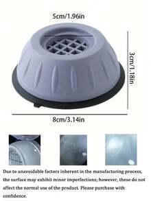 Anti-Shock & Noise Reduction Washing Machine Support Pads, Noise Cancelling Anti-Slip Anti-Vibration Rubber Washing Machine Feet Pads, Anti-Displacement Washing Machine Shock Absorber Pads, Washing Machine Stabilizer - Multicolor - View 8