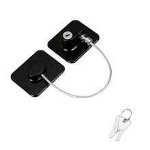 Upgraded Refrigerator Lock With 2 Keys, 1/2/3/4 Pcs Refrigerator Lock With Keys, Home Family Child Safety Lock, Adhesive Window Restrictor Lock For Home, School, Office (Black, White) - Multicolor - View 12