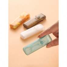 5pcs Portable Toothpick & Dental Floss Case - Leak-Proof Travel Pill Box, Transparent Cover Design, Lightweight & Compact, Suitable For Daily Oral Care, Use Anytime Anywhere (Travel/Home/Office/Outdoor), Great Gift For Women, Christmas Gift, Ideal Present - Nhiều màu - Xem 3