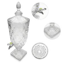 Glass Drink Dispenser With Ice – Beverage Dispenser For Juice, Water, Lemonade, Party & Home Use - A - View 4