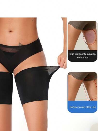 1 Çift Uyluk Sıkıştırma Kolluğu, Koşu ve Spor İçin Uygun Uyluk Sargısı, Unisex Elastik Uyluk Sıkıştırma Kolluğu Kaymaz Bacak Sargısı Desteği
