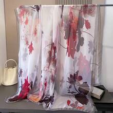 Women Bandana & Square Scarves - Sunflowers In Oil Painting - View 25