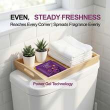 2pcs Hanging Air Freshener Multi-Scent Long-Lasting – Car Bathroom Wardrobe Deodorizer - Lavender - View 8