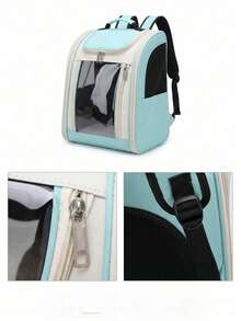 Premium Comfort Cat Carrier Backpack Wide View Large Window Design Duty Functional Travel Outdoor Traveled Walkin Shoulders Backpacks Travel Season - Multicolor - View 6
