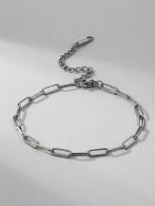 1/5/10pcs Adjustable Stainless Steel Pendant Bracelet Set With Lobster Clasp, Suitable For DIY Jewelry Making, Gold + Silver - Adjustable Bracelet - View 14