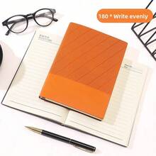 Cuaderno de Twill minimalista A5, libreta de notas práctica para oficina y negocios, suministro exclusivo en stock - Verde claro - Ver 4
