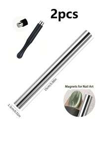 2 Bộ Nam Châm Tạo Móng Mắt Mèo Mạnh Mẽ, Bút Từ Tính Hai Đầu Tạo Móng Mắt Mèo 3D, Dụng Cụ Làm Móng Chuyên Nghiệp (Thích hợp cho Tiệm Làm Móng/Sử dụng Tại Nhà) - Nhiều màu - Xem 6