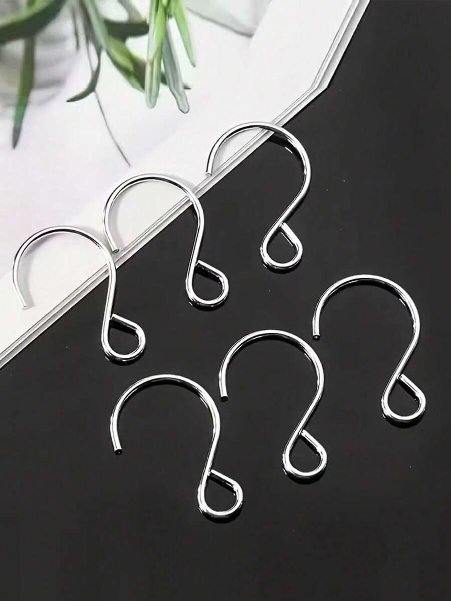 1pc Of S-Shaped Hooks, Multifunctional Metal Hooks, Personalized Pendant Wall Decoration Crystal Wind Chime Additions, Furniture Hooks, Curtain Hooks, Home Decor Hooks