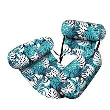 Teen Inflatable Pool Float Bed, Floating Lounge Chair, Heavy Duty Inflatable Pool Float, Party Summer Water Beach Lake Entertainment Floating Chair - Multicolor - View 10
