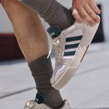 Giày thể thao Adidas D-PAD CLASSIC "Small Serrated" kiểu bóng rổ cổ điển - Màu Xám nhạt - Xem 4